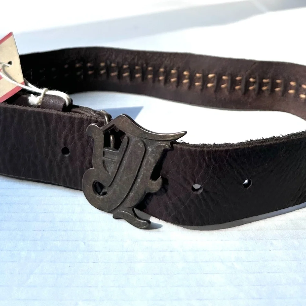 Replay & sons leather boy’s belt 26” NWT bold look⚡️
